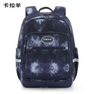 卡拉羊 双肩书包 CX2127 藏青 18L