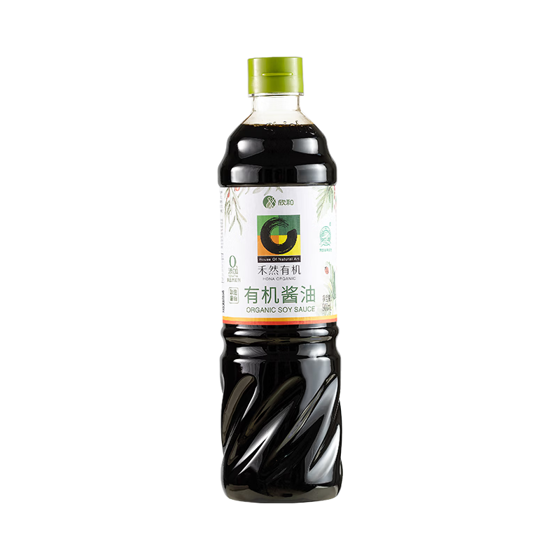 禾然 有机酱油 特级生抽 900ml