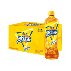 康师傅 原味冰红茶柠檬味500ml*15瓶装夏日解渴便携装饮品饮TK