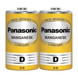Panasonic R20PNY 碳性干电池 1号D型 1.5V 2粒装