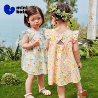 MINI BALA 迷你巴拉 纯棉女童连衣裙