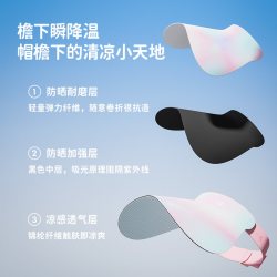 柠檬宝宝 儿童防晒帽空顶遮阳帽