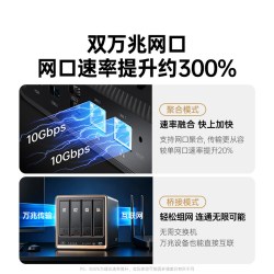 绿联 DXP4800 GT 四盘位NAS网络存储服务器