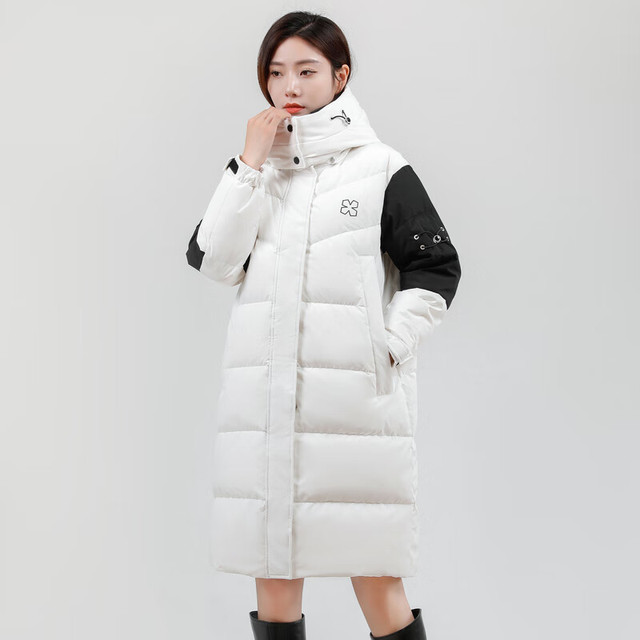 雪中飞 600+蓬松 高充绒！中长款加厚羽绒服