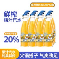 88VIP：北冰洋 鲜榨桔汁气泡果汁饮料 236ml*12瓶