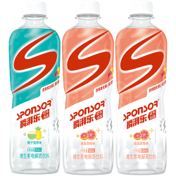 红牛 瞬湃乐SPONSOR维生素电解质饮料500ml*3瓶 电解质水尝鲜