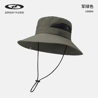 GOLOVEJOY 夏季防晒渔夫帽 军绿色 均码 遮阳帽