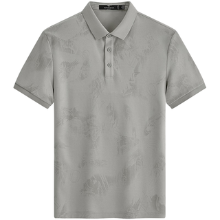 七匹狼 凉感抑菌 浅灰 4XL 男士POLO衫