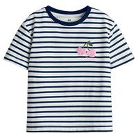 H&M 女童童趣立体图案爱心短袖T恤