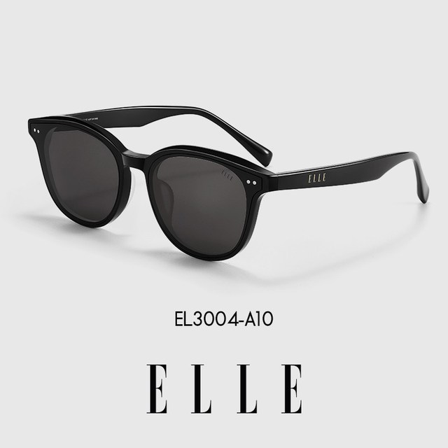 ELLE 宝岛小框墨镜防紫外线UV400防晒
