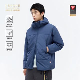 WHITE TRACE 金标P棉填充 立体剪裁 水灰 M 男士棉服
