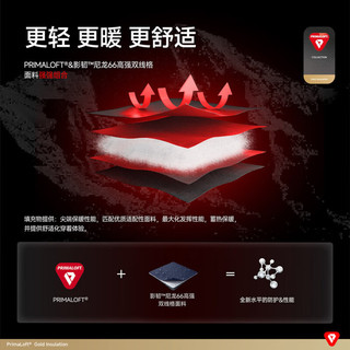WHITE TRACE 金标P棉填充 立体剪裁 水灰 M 男士棉服