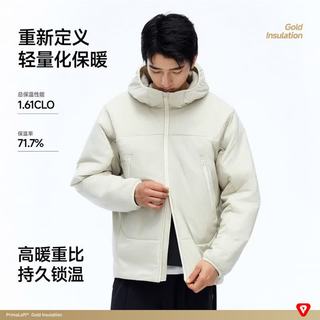 WHITE TRACE 金标P棉填充 立体剪裁 水灰 M 男士棉服