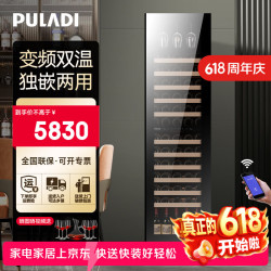 普拉蒂 变频一级能效冰吧家用客厅冷藏柜办公室冰箱