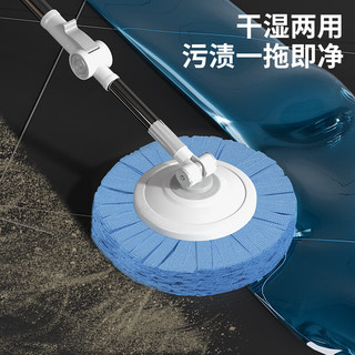 百家好世 旋转拖把头 40cm 蓝色 单个装