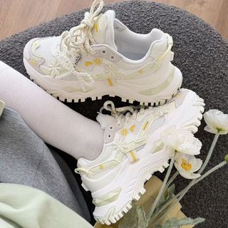 FILA 斐乐 硬糖绽放 厚底老爹鞋 女款 休闲运动鞋