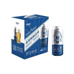 五谷谣 精酿白啤酒整箱28天发酵全麦精酿 夏日聚餐优选酒水 新鲜灌装 500mL 24罐 整箱装