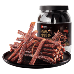 良品铺子 风干牛肉干100g原味 香酥牛肉条肉干肉脯健身休闲零食