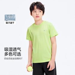 巴拉巴拉 亲子款速干儿童T恤男童短袖女童夏装薄款运动服大童半袖童装上衣