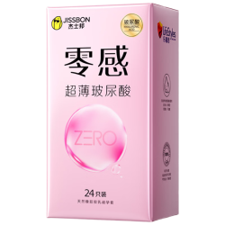 杰士邦 零感玻尿酸避孕套 24只