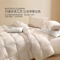 水星家纺 A类95%白鹅绒 羽绒被