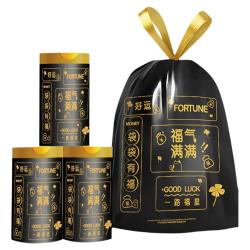 悦酋 免撕印花抽绳加厚 垃圾袋