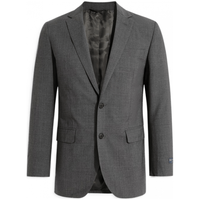 布克兄弟（BrooksBrothers）【100%绵羊毛】男士经典缺角领西服修身纯色西装外套 0007-灰色 38 38RG 