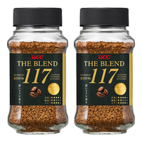 UCC/悠诗诗 117黑咖啡粉 140g*2瓶