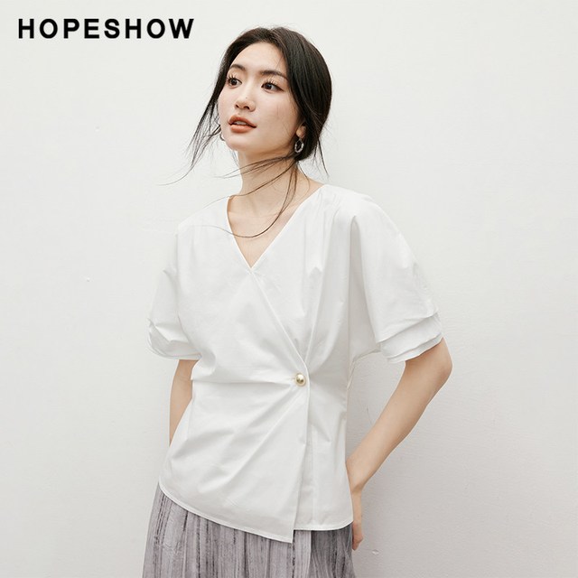 移动端：红袖 收腰 女士衬衫