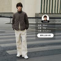 坦博尔 TA5330273D 轻薄保暖 深棕色 M(170) 男士羽绒服
