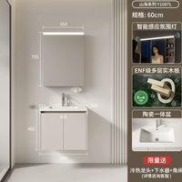瑞尔特 2026新款浴室柜组合陶瓷一体盆卫生间洗脸洗漱台盆柜 Y1087