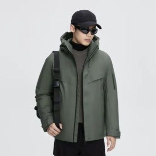 波司登 男士短款都市轻机能连帽羽绒服