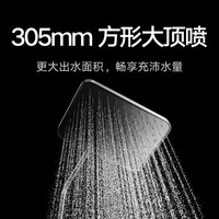 MIJIA/米家 淋浴花洒 精铜主体抗菌 无极调温 亮银色