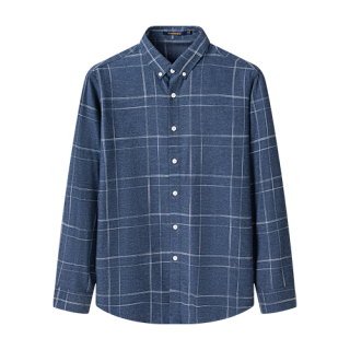 罗蒙 男士长袖衬衫
