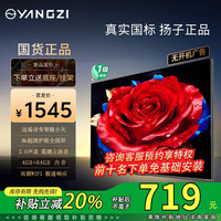 扬子 电视机55/65/75/85/100英寸大屏 一级节能补贴  智能全面屏客厅大屏