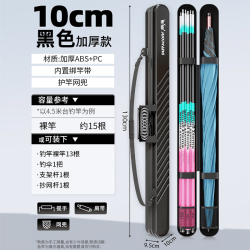 巨鳍王（JUQIWANG）新款路亚包多功能渔具包防水硬壳鱼竿包收纳包钓鱼专用鱼杆包 