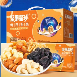 今日必买：沃隆 每日坚果600g/盒30袋