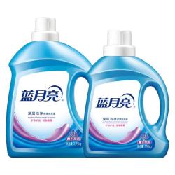 蓝月亮 薰衣草香 低泡易漂 2.75kg 1.95kg 洗衣液套装