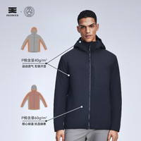 天石 鹅铠甲Primaloft金标P棉棉服男士连帽户外运动夹克城市轻户外G435 海岸灰色 连帽 L（175/96A）