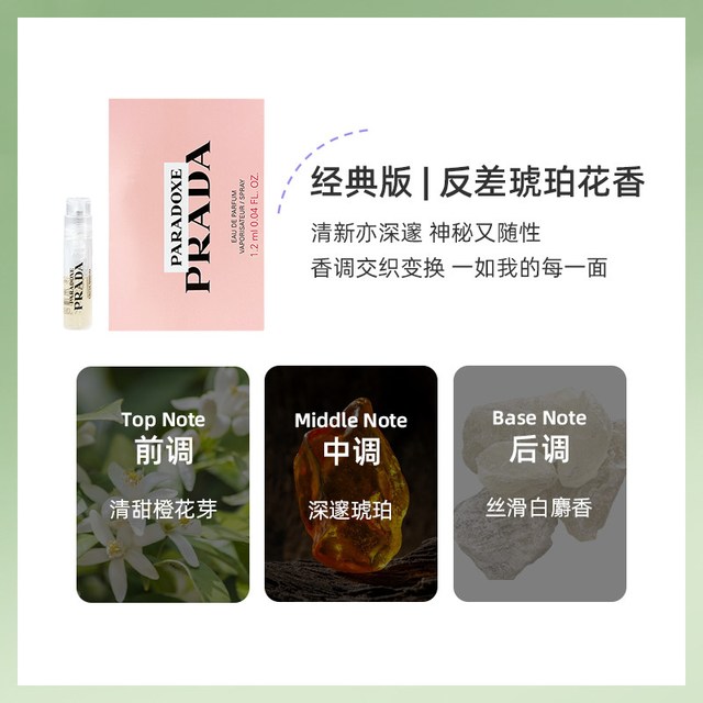 PRADA 我本莫测浮梦鸢尾试管香水1.2ml 便携装经典