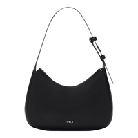 FURLA/芙拉 FEBE牛皮小号女士单肩包 黑色