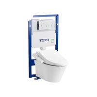 TOTO CW822EB 智能坐便器 悬墙式无水箱+4911双除菌智能盖