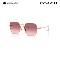 移动端：COACH 0HC7180D 女士渐变太阳镜全框多边形