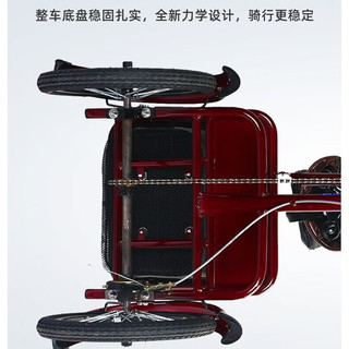 玉龙 16寸 脚蹬双人三轮车 藏青色