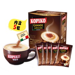 可比可 KOPIKO 印尼进口速溶咖啡卡布奇诺咖啡三合一 5包