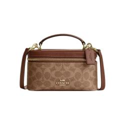 COACH 女士手提包单肩斜挎盒子包