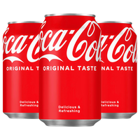 可口可乐 经典原味可乐汽水 330ml*3罐 德国进口