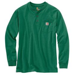 carhartt K128 宽松重磅亨利领长袖衬衫