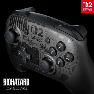 Nintendo/任天堂 Switch 2 生化危机9安魂曲联名Pro手柄