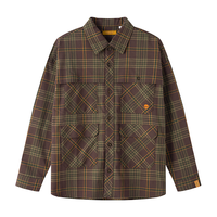 Timberland 翻领格纹运动夹克